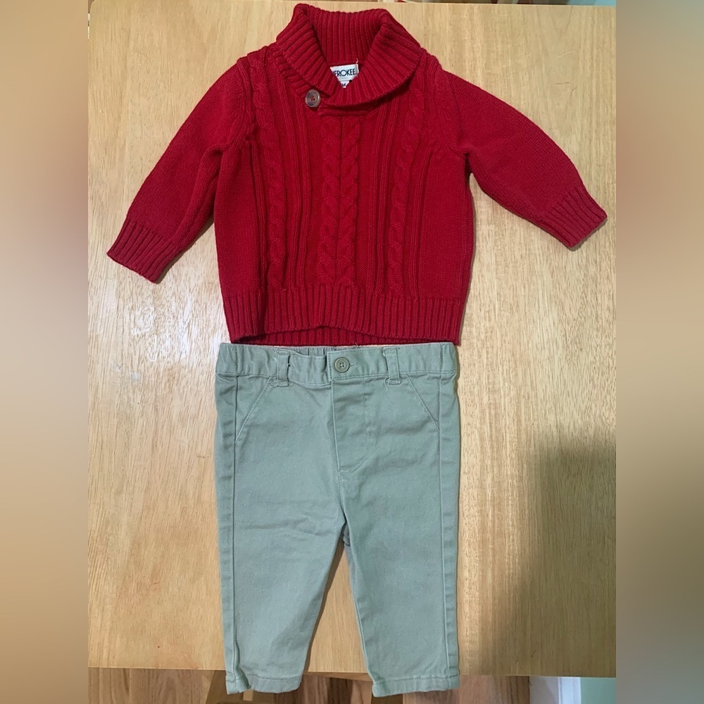 Cherokee - Baby boy 0-3 - Winter Outfit Set